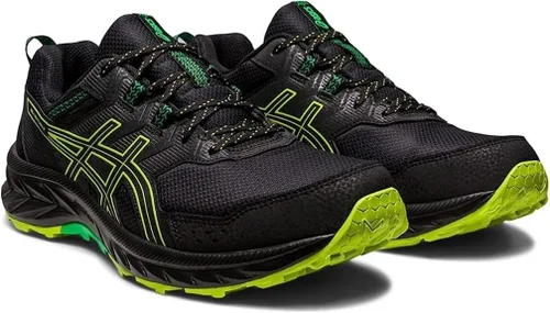Vista 2 de ASICS Zapatillas de running Gel-Venture 9 para hombre, NegroLime Zest