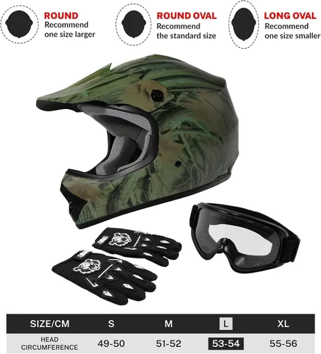 Vista 35 de SLMOTO - Casco DOT para niños y jóvenes, casco de motocross para todoterreno y calle, casco de motocicleta, casco de bicicleta de tierra, motocross