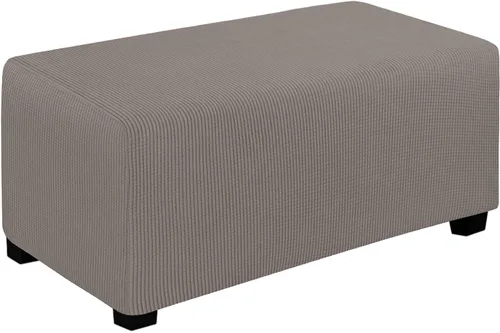 Vista 98 de Easy-Going Funda Elástica para Otomana Taburete de Almacenamiento Plegable Protector de Muebles Funda Rectangular Suave con Parte Inferior Elástica