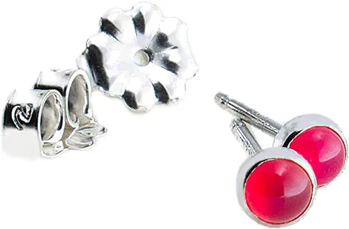 Vista 28 de Aretes pequeños de plata de ley para cartílago, tragus, hélix, múltiples piercings hipoalergénicos, piedra natal para mujer, juego de bisel