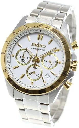 Vista 8 de SEIKO SBTR024 Spirit Reloj cronógrafo de cuarzo enviado desde Japón, Blanco