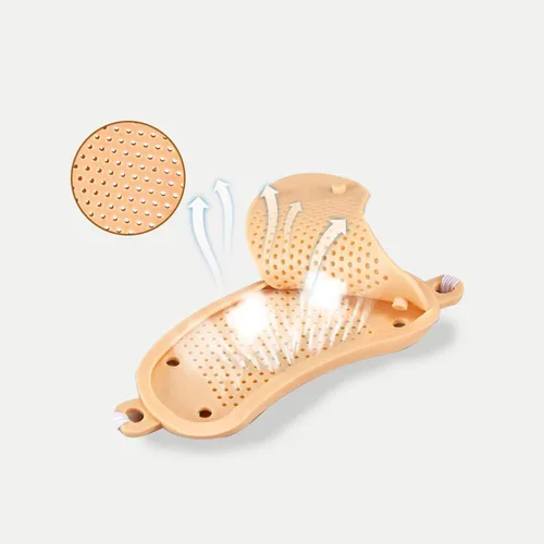 Vista 3 de Protector de traquea ajustable para el cuello, protector de incisión de tráquea, protector de traquea ajustable, cubierta protectora de estoma