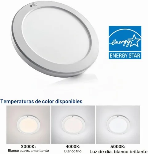 Vista 3 de Leviton Downlight LED con sensor de movimiento, redondo de 8", blanco, 9866-B0W