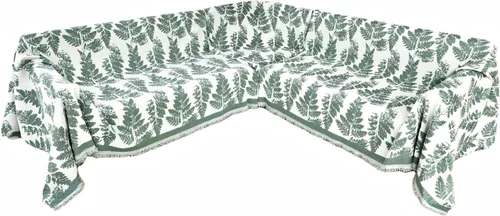 Vista 10 de Fundas de sofá seccional 100% impermeables para perros, funda de sofá de esquina en forma de L, funda de sofá de chenilla lavable, cobija moderna