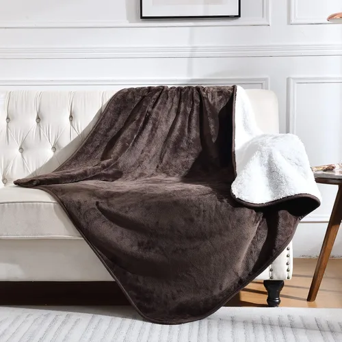 Vista 13 de Manta impermeable para cama, sofá, manta líquida suave a prueba de orina para perro, cachorro, gato, protector reversible de vellón Sherpa