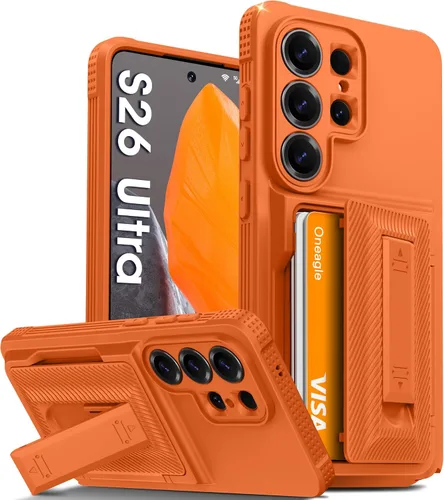 Vista 12 de Oneagle 360 - Soporte magnético giratorio para Samsung Galaxy S25 Edge Funda transparente [compatible con Magsafe], [30X anti-amarillo] Funda