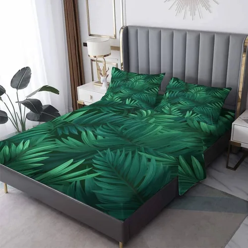Vista 8 de Juego de sábanas con temática de playa tamaño individual, sábanas costeras, microfibra suave, bolsillo profundo, sábanas y fundas de almohada