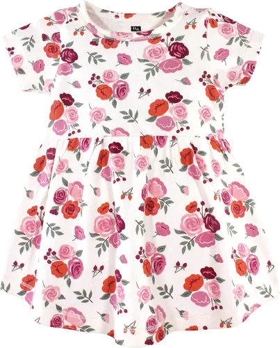 Vista 4 de Hudson Baby - Conjunto de vestido y cárdigan de algodón para niña