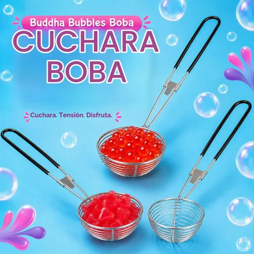Vista 5 de Colador de cuchara ranurada BOBA SCOOP de Buddha Bubbles Boba
