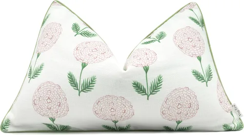Vista 16 de Funda de almohada vintage con estampado floral de rosas de 20 x 20 pulgadas Avleen Floral