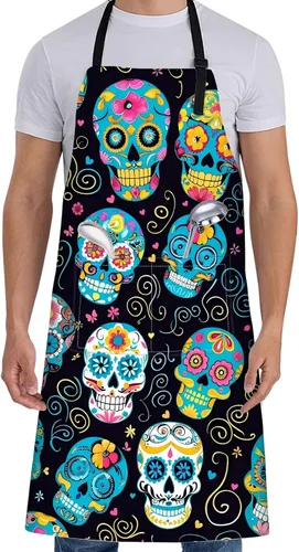 Vista 8 de Fun Space Adventure Delantal para mujer con cohete y planeta, 28 x 33 pulgadas