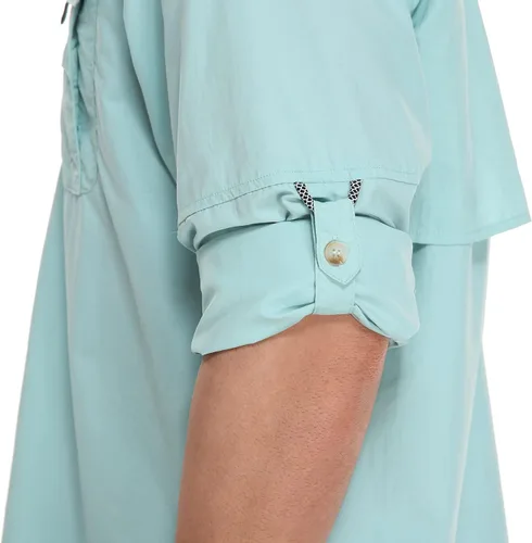 Vista 5 de LRD Camisa de pesca de manga larga UPF 30 para hombre con botones