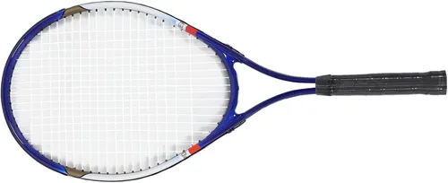 Vista 4 de Raqueta de tenis, raqueta de tenis con bolsa de raqueta de 27 pulgadas de aleación de aluminio de nailon recreativo raqueta de tenis