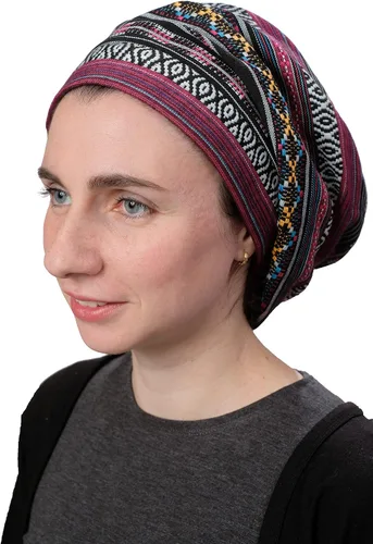 Vista 5 de Ermandina - Gorro de lana para mujer, diseño de boina, tejido de punto