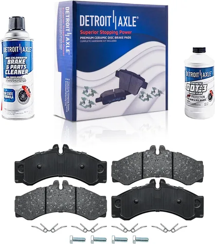 Vista 42 de Detroit Axle - Pastillas de freno para Avalanche Express Suburban Savana Yukon XL 1500 Chevy Tahoe GMC Cadillac Escalade, Pastillas de freno