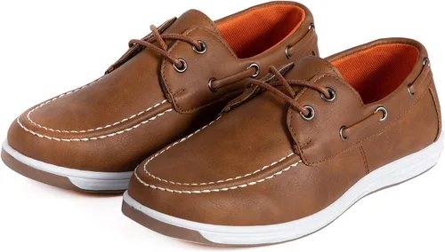 Vista 5 de Boys Loafers Kids Casual Boat Shoes School Boys Dress Shoes