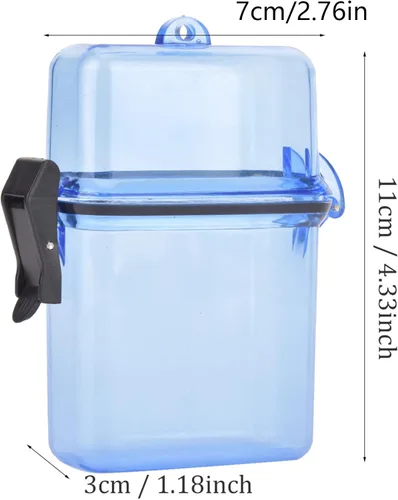 Vista 5 de Tbest Bolsas secas para barcos,Bolsa impermeable para teléfono,Caja de sellado de kayak subacuático transparente de plástico con gancho de cuerda