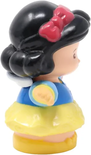 Vista 2 de Pieza de repuesto para el paquete de figuras de princesa Fisher-Price GKG98 ~ Figura de repuesto blanca como la nieve ~ Sosteniendo un pastel ~