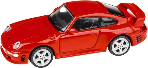 Vista 2 de 1995 RUF CTR2 Guards Red 1/64 Modelo de coche fundido a presión por Paragon Models PA-55374