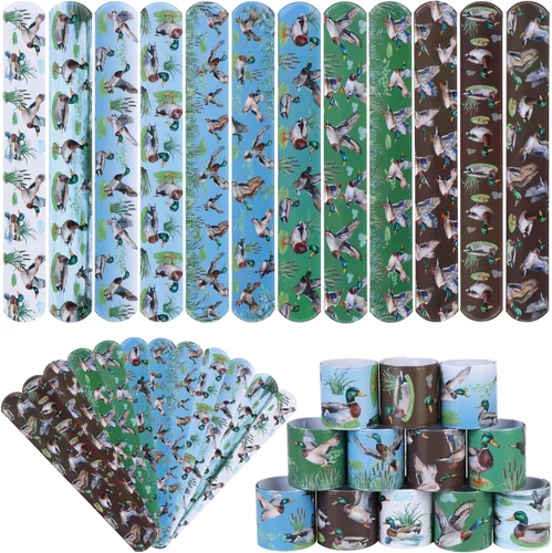 Vista 15 de Serencatcher 48pcs Slap Bracelets Party Favors for Birthday Baby Shower Party Supplies Gifts