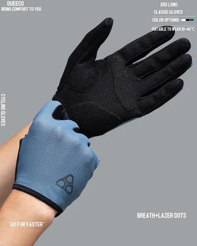 Vista 3 de Guantes de ciclismo Guantes de ciclismo para hombres y mujeres con acolchado de palma XRD de 0.118 pulgadas, pantalla táctil compatible