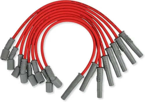 Vista 5 de MSD 31639 - Set de cables de bujía superconductores de color rojo