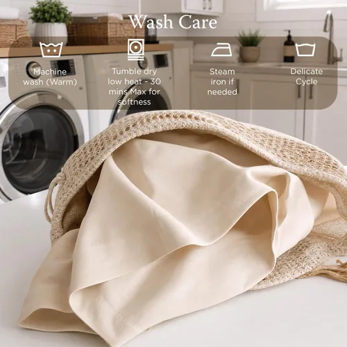 Vista 6 de Threadmill Home Linen Fundas de Almohada Estándar - 100% Algodón Natural 600 Número de Hilos, Juego de 2 Fundas de Almohada Damasco Gris Oscuro