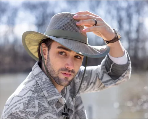 Vista 7 de Dorfman Hat Co. - Sombrero de safari para hombre (1 pieza)