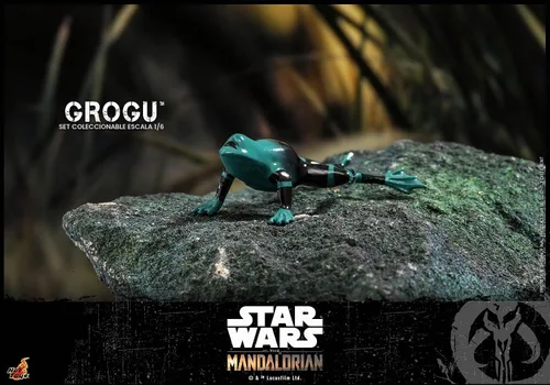 Vista 9 de TV Masterpiece Mandalorian Grogoo y juego de accesorios 1/6 escala figura