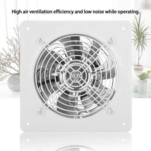 Vista 3 de Extractor de aire montado en la pared, 40 W 220 V, ventilador de escape de baño de bajo ruido, extractor de ventilación para el hogar