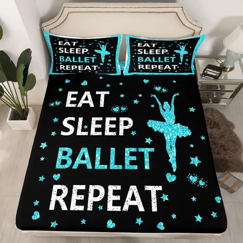 Vista 37 de Erosebridal Sábana bajera ajustable de gimnasia con bolsillo profundo para niñas y niños, tamaño individual, juego de ropa de cama deportiva
