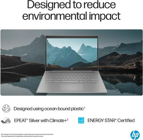 Vista 16 de Computadora portátil HP de 14" para estudiantes, edición 2026, procesador
