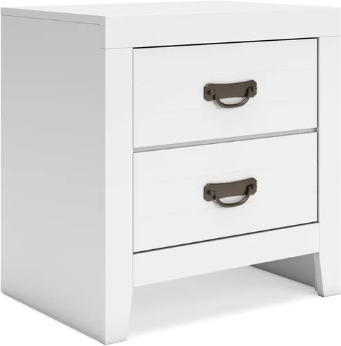 Vista 17 de Diseño de firma por Ashley Londer Mesita de noche casual con puertos USB, negro