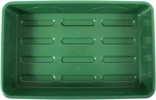 Vista 8 de EarlyGrow 93763 propagador medio con cúpula para semillas y hierbas con extensión de altura lateral ventilada, verde
