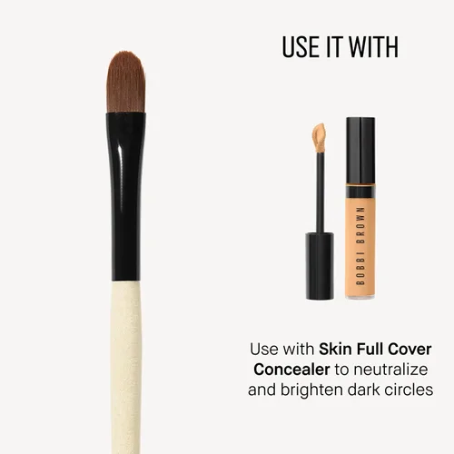 Vista 4 de Bobbi Brown Foundation & Concealer Brush Full Coverage & Touch-Up Makeup Brushes for Blemishes, Dark Circles & Seamless Blending