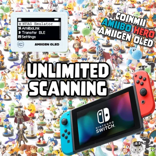 Vista 3 de COINMII Generador Amiibo Hero AMIIGEN OLED Amiibo