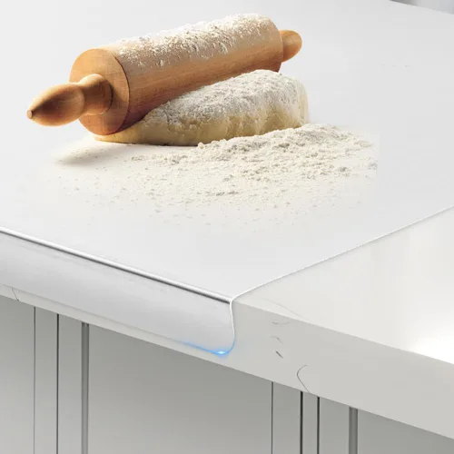 Vista 8 de Tabla de cortar del acero inoxidable con el labio, tablas de cortar