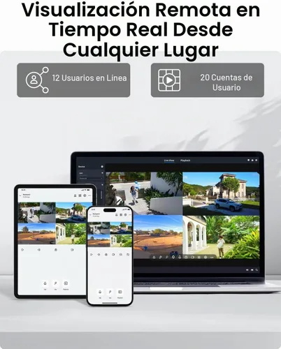 Vista 5 de REOLINK Sistema de cámara de seguridad para el hogar de 5MP 8CH sin HDD