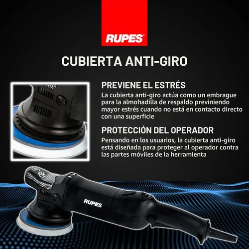 Vista 5 de Rupes LHR 15ES Big Foot Pulidora Orbital Aleatoria