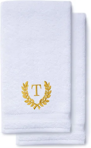 Vista 128 de Toallas de mano decorativas y con monograma para baño, cocina, maquillaje Regalo personalizado para boda-nupcial Toalla turca de lujo