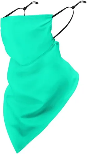 Vista 27 de Bufanda triangular reutilizable con cinta elástica para las orejas, protección solar UV