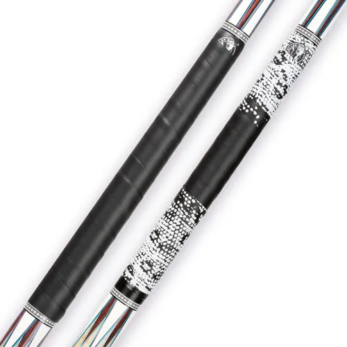 Vista 8 de KONLLEN Taco de billar PU Grip Protector Butt Sleeve Pool Cue Carom Snooker Cue 59.1 in Billar Accesorios