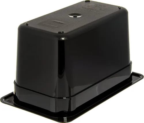 Vista 3 de Carlisle FoodService Products 3068203 StorPlus - Sartén para alimentos de cuarto tamaño, policarbonato, 6 pulgadas de profundidad, color negro