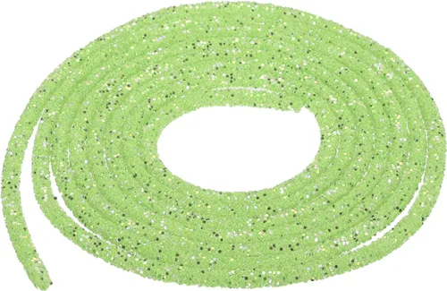 Vista 38 de MECCANIXITY Cuerda de lentejuelas con purpurina de 2.5 yardas, 6mm, 0.24 pulgadas, cuerda de tubo de lentejuelas con diamantes de imitación
