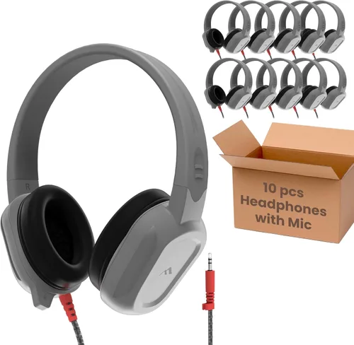 Vista 8 de Brenthaven Auriculares resistentes con 2 cables con micrófono USB C – Cable largo sin enredos a prueba de masticación con control de volumen