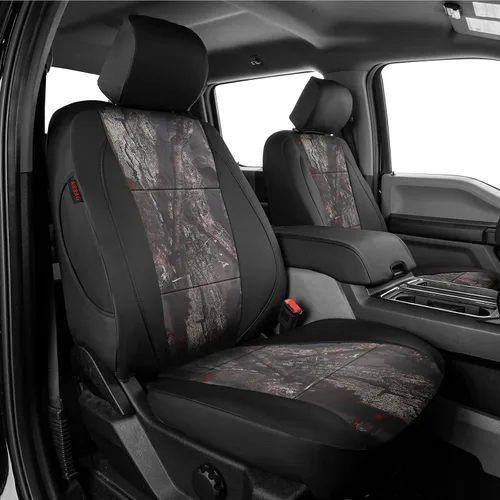 Vista 8 de EKR Fundas para Asientos F150 Ajuste Personalizado para (RegularCab) 2015-2020 Ford F150 XL/XLT & 2017-2022 F250/F350/F450 SuperDuty XL/XLT, Solo