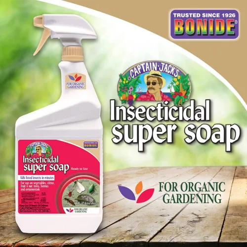 Vista 6 de Bonide Captain Jack's - Súper jabón insecticida, 32 onzas en aerosol listo para usar para jardinería orgánica y plantas de exterior