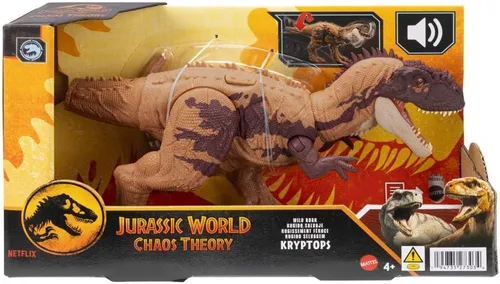 Vista 7 de Jurassic World Mattel - Figura de dinosaurio salvaje ruge y golpea modelos surtidos (HLP14)