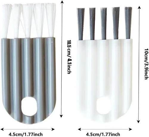 Vista 2 de 6 piezas de cepillo de limpieza limpiador de teclado, kit de herramientas de limpieza multifunción para computadora, kit de herramientas de limpieza