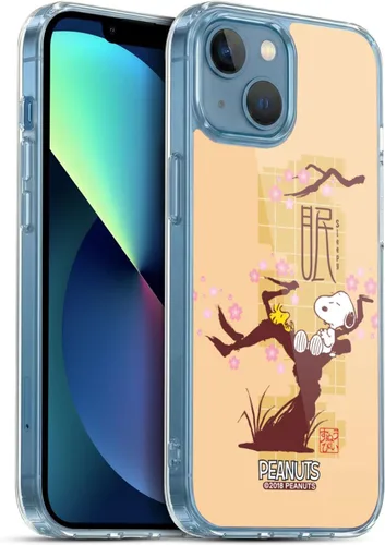 Vista 496 de Carcasa de gel para iPhone 7 Plus/iPhone 8 Plus, diseño de Snoopy Oriental de Peanuts, Badges
